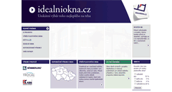 Desktop Screenshot of idealniokna.cz